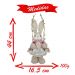 Coelha Balanço de Páscoa Enfeite Decorativo 44cm