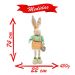 Coelha De Páscoa Ajustável Decoração Enfeite Tecido Coelhinha 74cm