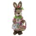 Coelha De Páscoa Decoração Enfeite Coelhinha 33cm