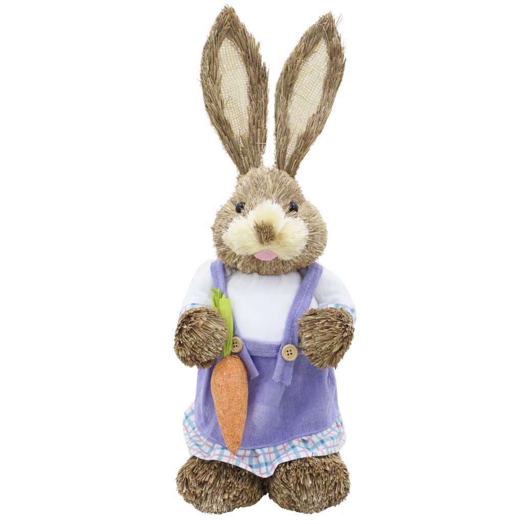 Coelha De Páscoa Decoração Enfeite Coelhinha 46cm