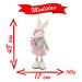 Coelha De Páscoa Decoração Enfeite Coelhinha 48cm