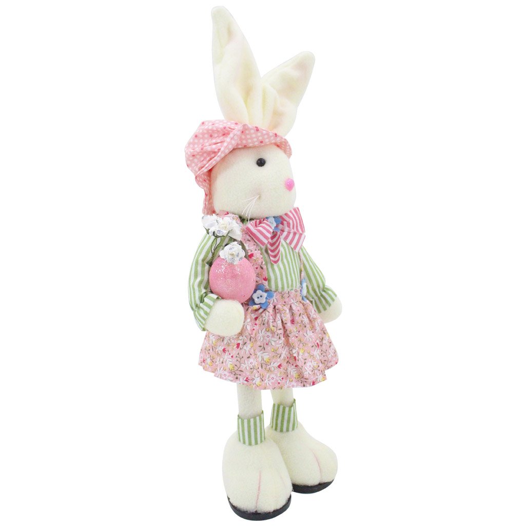 Coelha De Páscoa Decoração Enfeite Coelhinha 48cm