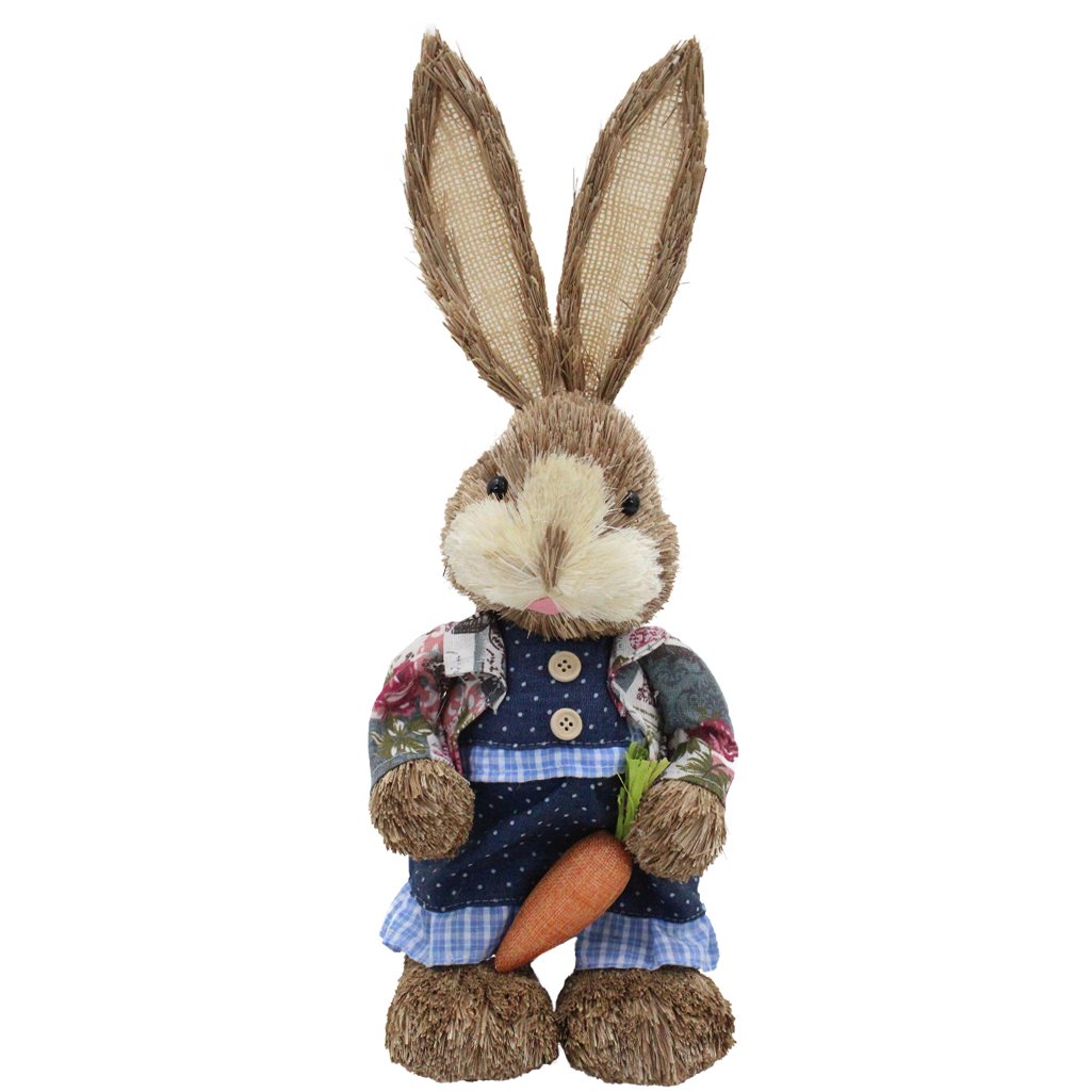Coelha De Páscoa Decoração Enfeite Coelhinha 48cm