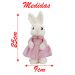 Coelha De Páscoa Enfeite Decoração Coelhinha 25cm