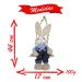 Coelho Balanço de Páscoa Enfeite Decorativo 44cm