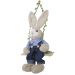 Coelho Balanço de Páscoa Enfeite Decorativo 44cm