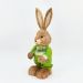 Coelho De Páscoa Decoração Coelhinho Verde em Palha 60cm