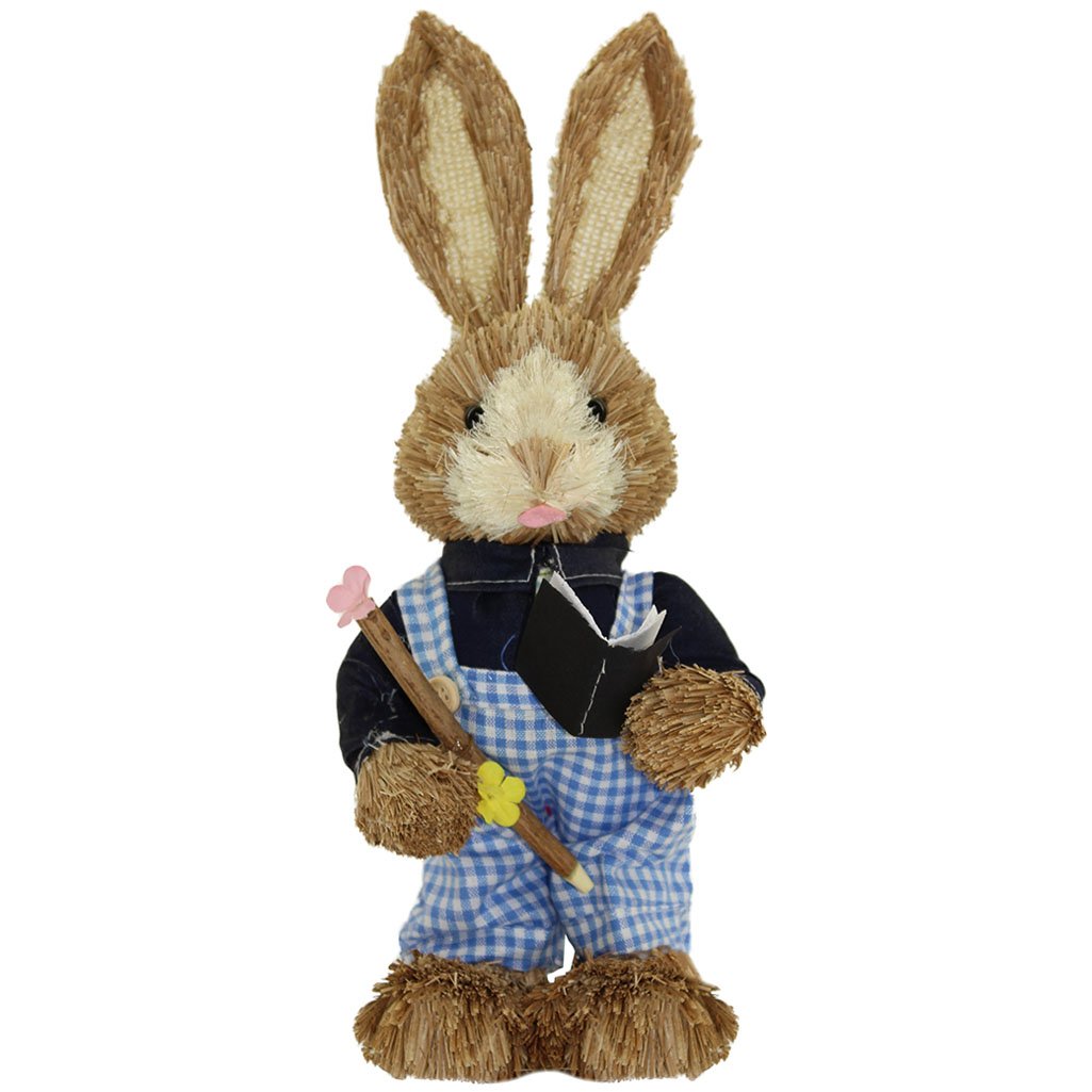 Coelho De Páscoa Decoração Enfeite Coelhinho 35cm