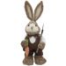 Coelho De Páscoa Decoração Enfeite Coelhinho 44cm