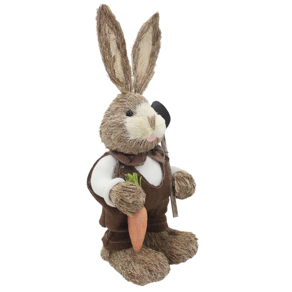 Coelho De Páscoa Decoração Enfeite Coelhinho 44cm