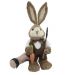 Coelho De Páscoa Decoração Enfeite Coelhinho 44cm