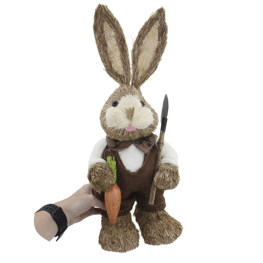 Coelho De Páscoa Decoração Enfeite Coelhinho 44cm