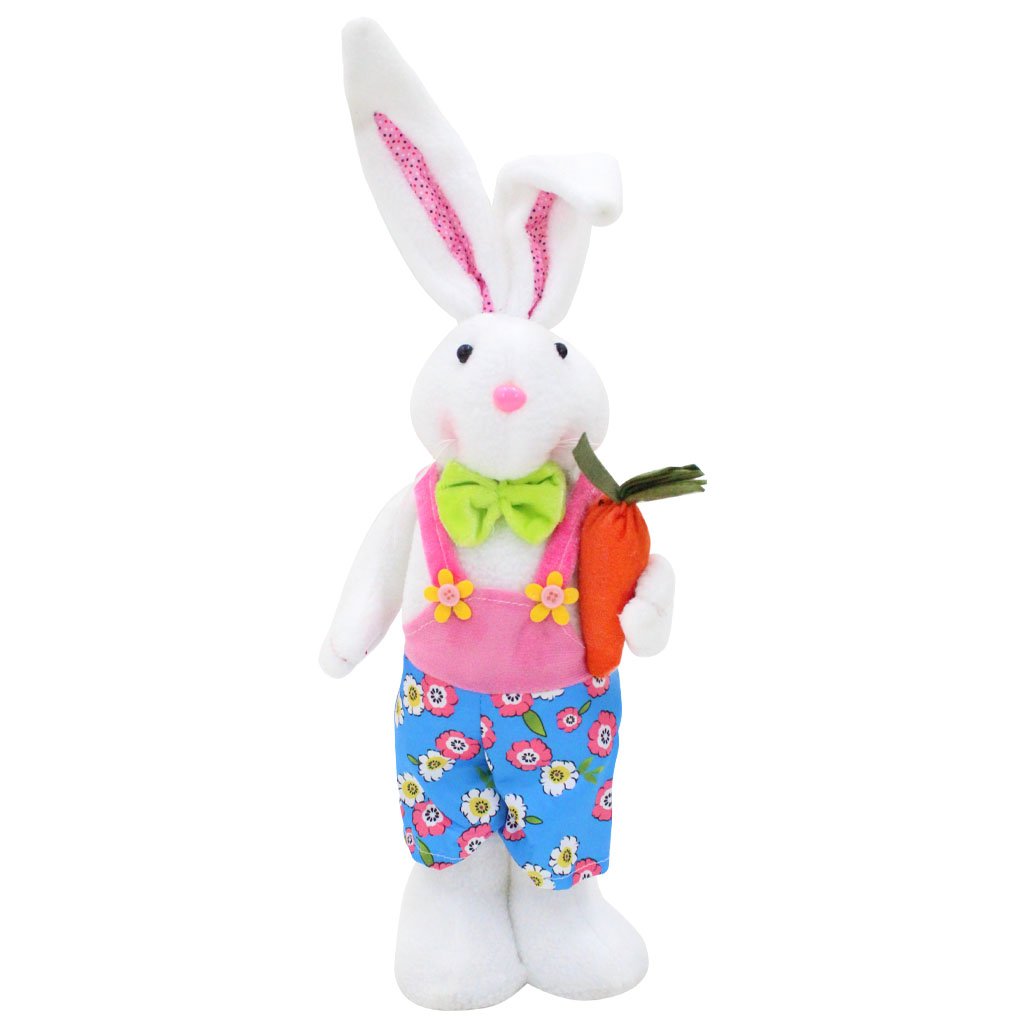 Coelho De Páscoa Decoração Enfeite Coelhinho 48cm
