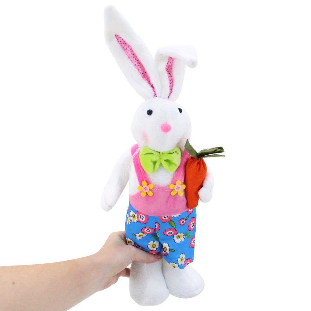 Coelho De Páscoa Decoração Enfeite Coelhinho 48cm