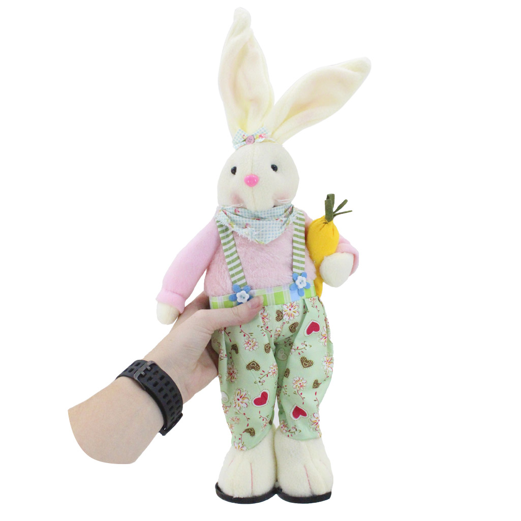 Coelho De Páscoa Decoração Enfeite Coelhinho 48cm