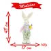 Coelho De Páscoa Decoração Enfeite Coelhinho 48cm