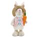 Coelho De Páscoa Decoração Enfeite Coelhinho Tecido 44cm