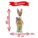 Coelho De Páscoa Decoração Enfeite Coelhinho Tecido 50cm