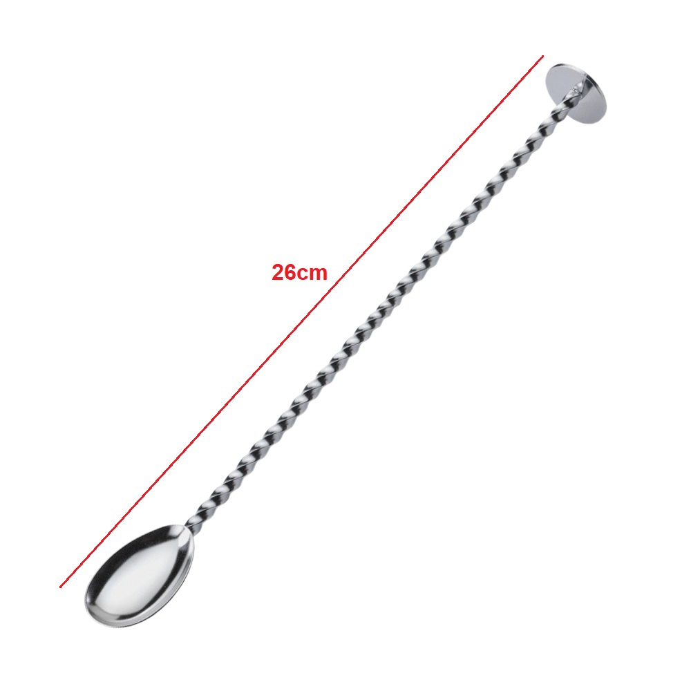 Colher Bailarina Inox 26cm Cabo Espiral 