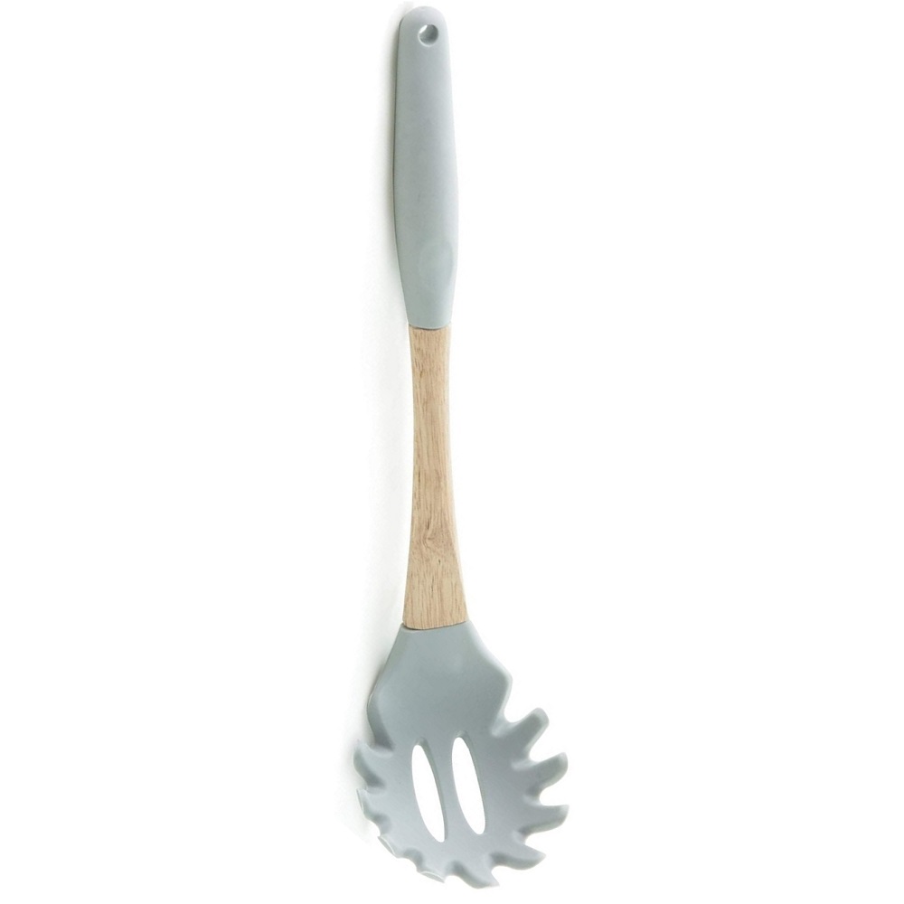 Colher Pegador de Macarrão, Massas, Espaguetes em Silicone Flexível 