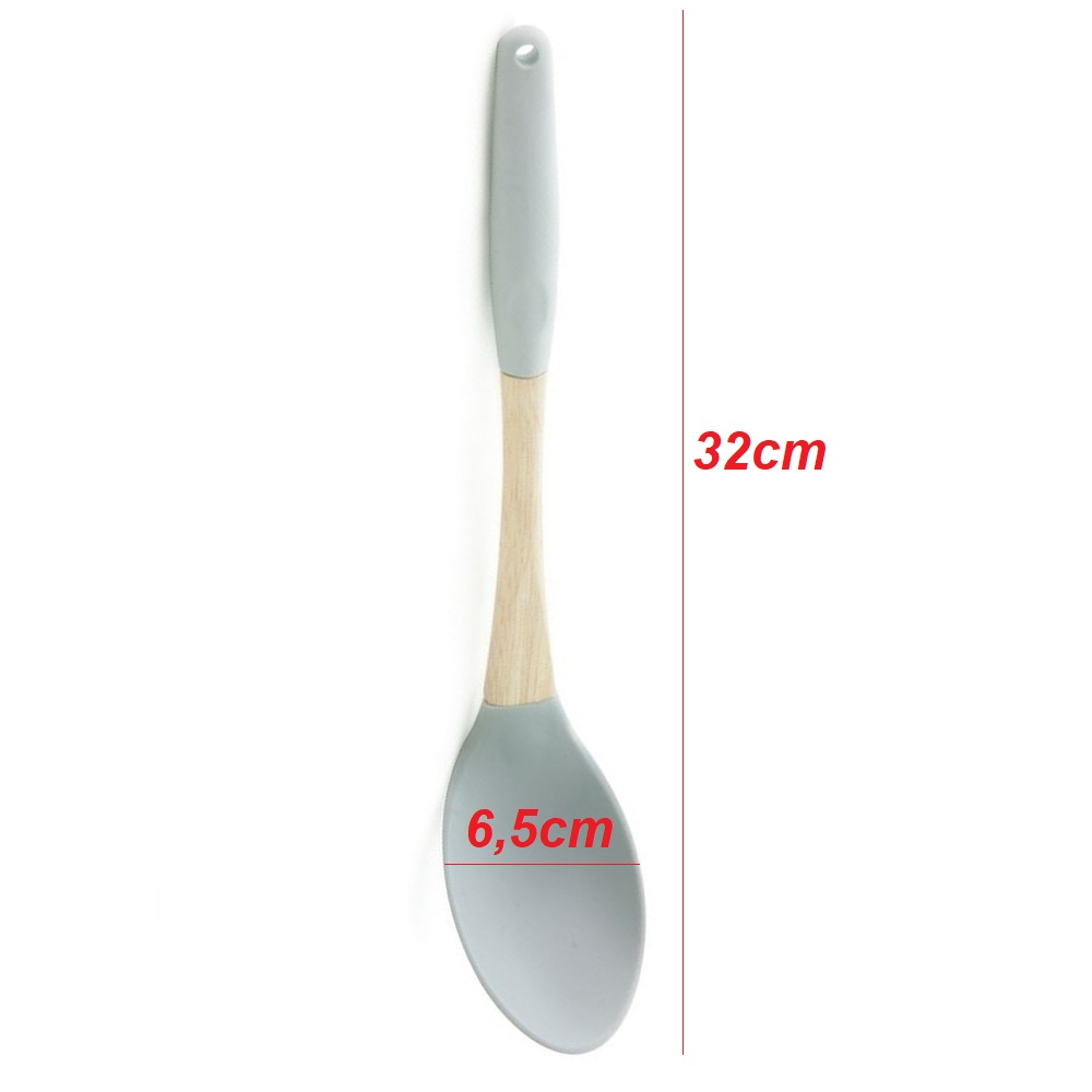 Colher para Arroz Grande Silicone 