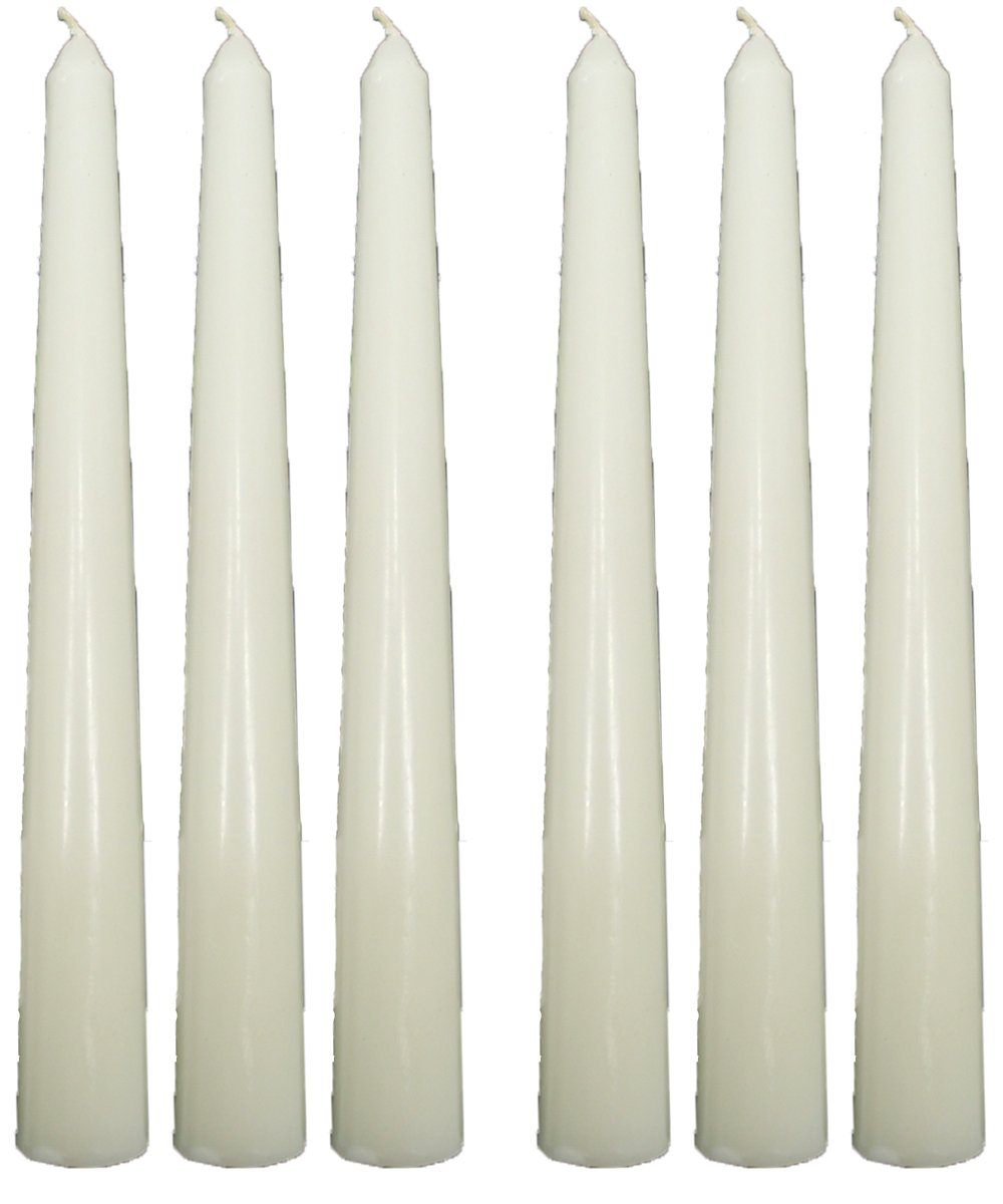 Conjunto 9 Vela Natalina Decoração Branca Para Castiçal 21cm