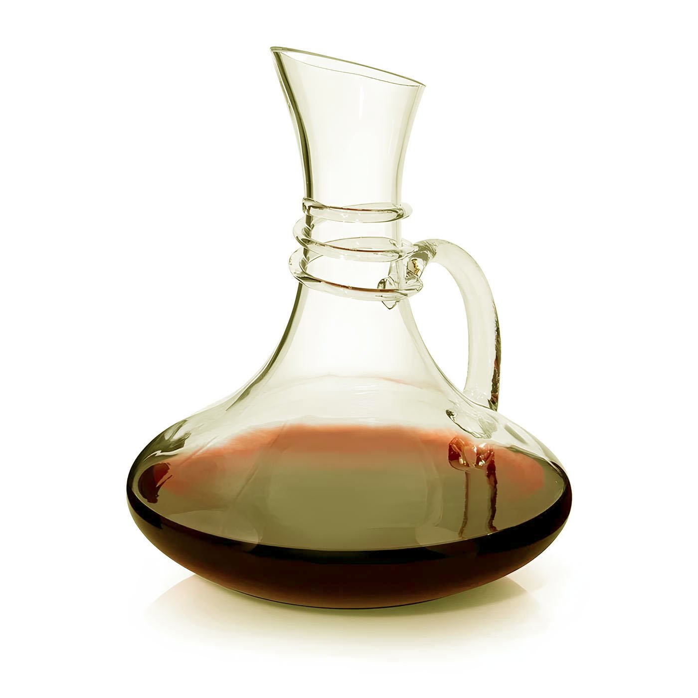 Conjunto De 6 Taças 320ml E Decanter 1,5L Em Vidro Gourmet