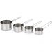 Conjunto de Medidores - Jogo com 4 Xicaras Medidoras - Inox