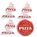 Conjunto de Pratos para Pizza em Vidro 7 Peças 
