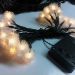 Cordão De Fada LEDs Solar Lâmpadas Luzes Amarela Natal 5m