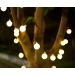 Cordão LEDs Solar Lâmpadas Luzes Bolinhas Amarela Natal 5m