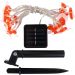 Cordão LEDs Solar Lâmpadas Luzes Estilo Abelhas Brancas 5m