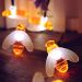 Cordão LEDs Solar Lâmpadas Luzes Estilo Abelhas Brancas 5m