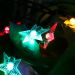 Cordão LEDs Solar Lâmpadas Luzes Estrelas Coloridas Natal 5m