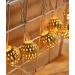 Cordão Luminoso 10 Bolas Luzes LEDs Decoração De 2,30 Metros