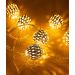 Cordão Luminoso 10 Bolas Luzes LEDs Decoração De 2,30 Metros