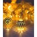 Cordão Luminoso 10 Bolas Luzes LEDs Decoração De 2,30 Metros