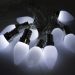 Cordão Luminoso 10 Gotas LEDs Branco Enfeite De 2,30 Metros