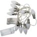 Cordão Luminoso 10 Gotas LEDs Branco Enfeite De 2,30 Metros