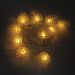 Cordão Luminoso 10 Pinhas LEDs Amarelo Enfeite 1,80 Metros