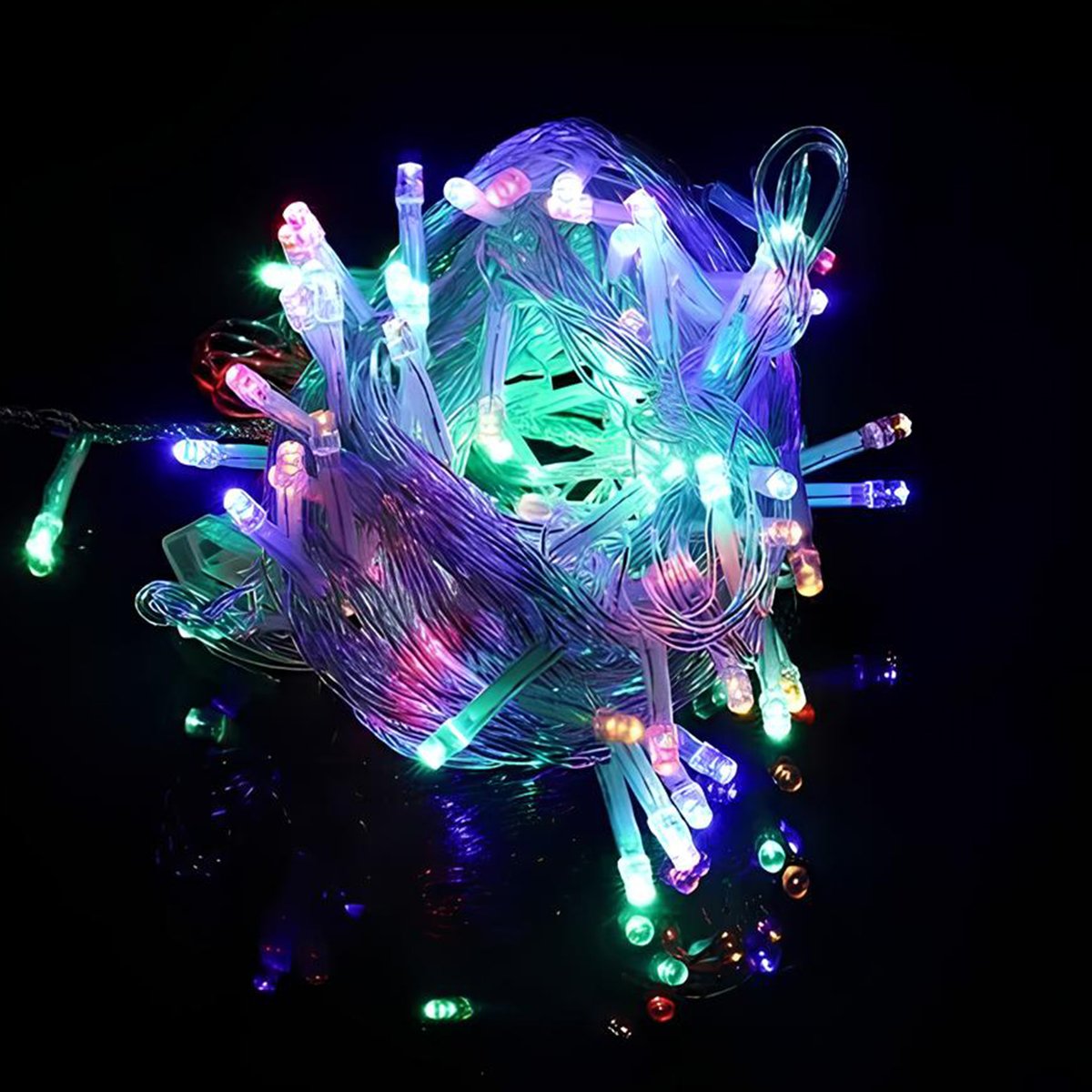 Cordão Pisca 100 Lâmpadas LED Colorido 8 Funções 220v 8,5M