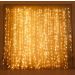 Cortina Cascata De Luz 4x3m 900 Leds Branco Quente Natal 127v