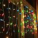 Cortina Pisca De Natal 320 Lâmpadas LEDs Colorido 3x3M 220v