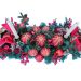 Decoração Arranjo De Mesa Natalino Bola Velas Castiçal 120cm