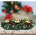 Decoração Arranjo De Mesa Para Velas Castiçal Natalino 40cm