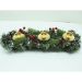 Decoração Arranjo De Mesa Para Velas Castiçal Natalino 40cm