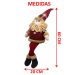 Decoração Boneco Natalino Papai Noel Com Pernas Moles 60cm