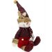 Decoração Boneco Neve Sentado Enfeite Tecido Natalino 40cm
