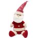 Decoração Boneco Papai Noel Sentado Enfeite Natalino De 35cm