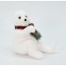 Decoração Enfeite Natalino Urso Polar Cachecol Xadrez 20 cm